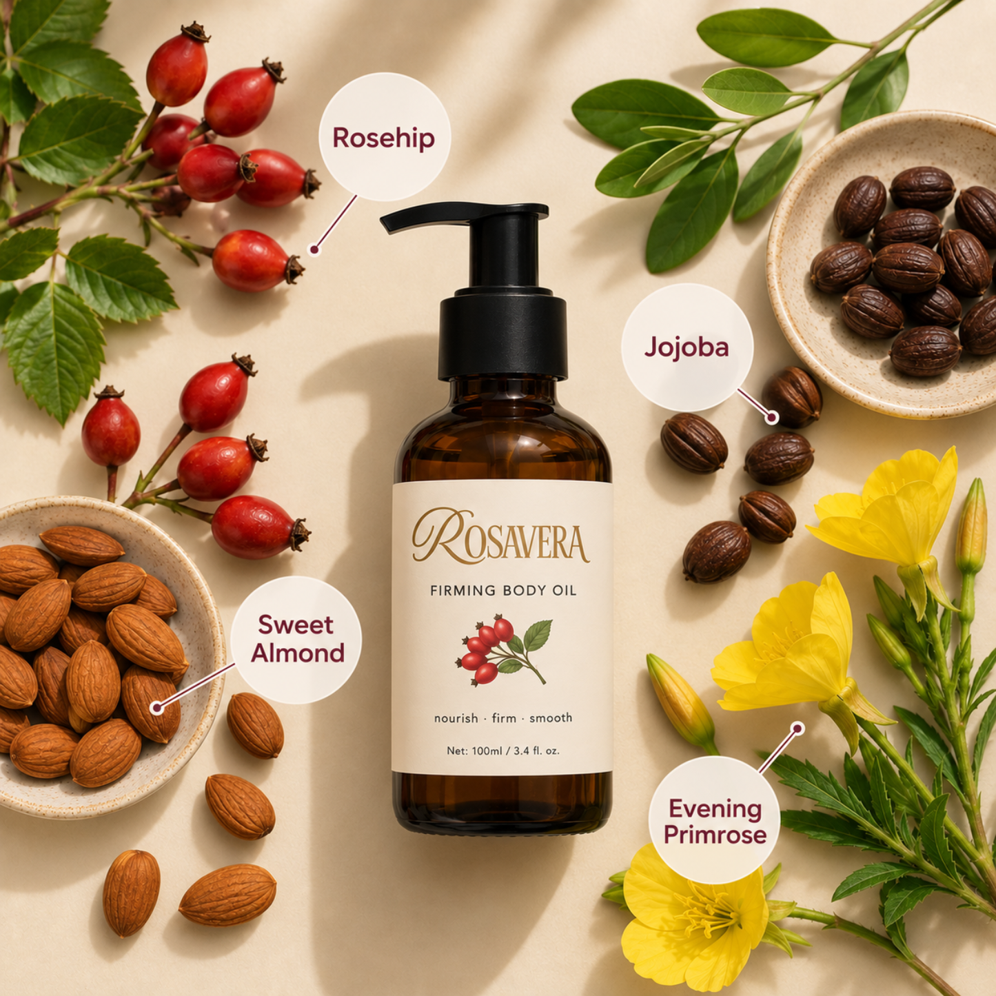 Rosavera™ Firming Body Oil